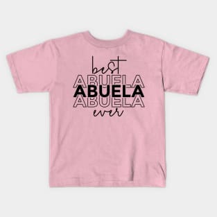 Best Abuela Ever Design Kids T-Shirt